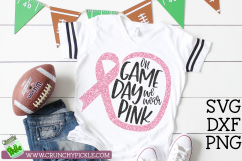 On Game Day We Wear Pink SVG Cutting File Product Image 1