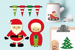 Santa, Mrs. Claus, Christmas Sleigh Product Image 2
