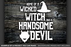 Wicked Witch Handsome Devil Svg File - 4035 Product Image 3