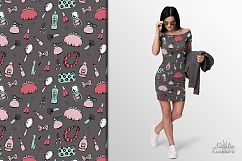 Women&#039;s set, hand-drawn Product Image 8