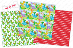 Dinosaur digital papers, Dinosaurs, Dinosaur patterns Product Image 3