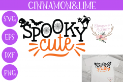 Spooky Cute Girl Halloween SVG Cut File Product Image 1