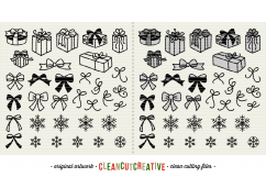 The Crafters Christmas Toolkit - 150+ Christmas Design Elements - SVG DXF EPS - Cricut &amp; Silhouette - clean cutting files Product Image 5