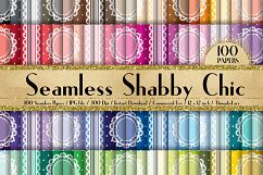 100 Seamless Shabby Chic Lace Digital Papers Product Image 1