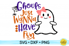 GHOULS JUST WANNA HAVE FUN SVG DXF PNG| Halloween SVG Product Image 1