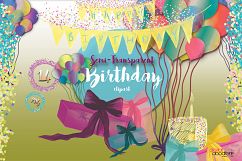 Semi-Transparent Birthday  Product Image 3