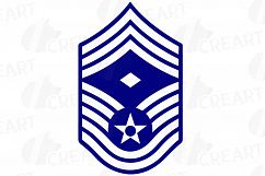 US Air Force enlisted rank insignia collection, US AF vector Product Image 3
