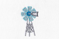 African Windmill Appliqué Machine Embroidery Download Product Image 2