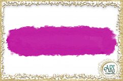 Brush Strokes in Purple Glitter - Digital Clipart 24 of beautiful PNG files Product Image 2