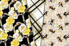 Queen bee digital paper Product Image 5