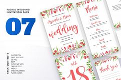 Floral Wedding Invitation Bundle Product Image 10