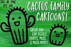 Cactus Family Cartoon Set! Product Image 1