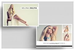 Modeling Comp Card Template Product Image 2