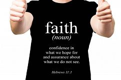 Bible verse SVG Faith definition SVG PNG EPS DXF Hebrews 11:1 svg Product Image 3