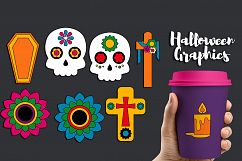 Mexican Holiday Day of the Dead Decor Graphics Product Image 1