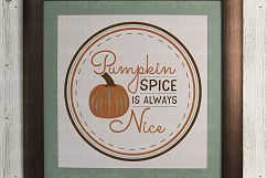 Pumpkin Spice is Always Nice | SVG | PNG | Printable | Fall Product Image 4