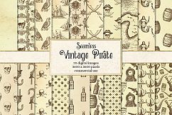 Vintage Pirate Digital Paper Product Image 1