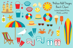 Beach Clipart Product Image 1