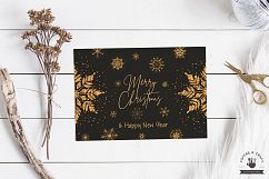 Golden Flecked Snowflakes Product Image 5