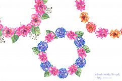 Watercolor Flowers Clipart Wedding Flowers Product Image 4