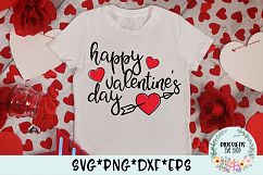 Happy Valentine&#039;s Day SVG Cut File Product Image 2