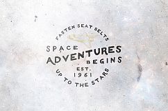 Space Vintage Logos Product Image 3