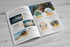 Holiday Travel Brochure Catalog Design v3 Product Image 6