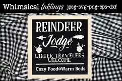 Reindeer Lodge SVG Product Image 1