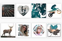 100 Instagram Masks PSD Templates Product Image 4