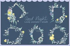 Arctic fox and glowwarm night watercolor clipart kit for bab Product Image 7