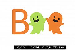 Halloween svg, Boo svg, Ghost svg clipart dxf png vector Product Image 2