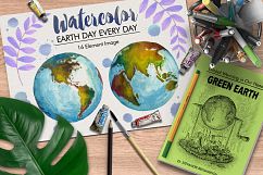 Watercolor Earth Product Image 1