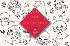 Christmas Doodle Clipart Product Image 1