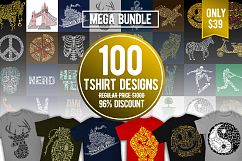 Tshirt Designs Mega Bundle Pack 1 + Pack 2 Product Image 1