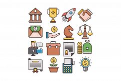 Business icons set Product Image 1