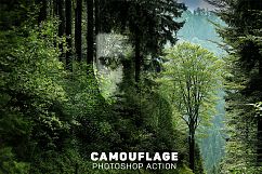 Camouflage Photoshop Action Product Image 1