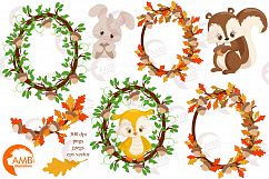 Woodland Critters clipart, graphics and illustrations AMB-1178 Product Image 6