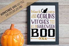 Black Cats and Goblins SVG Cut Files Product Image 1