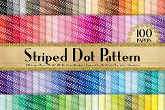 100 Seamless Diagonal Dot Striped Digital Papers Product Image 1