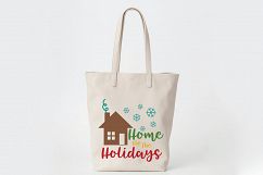 Home for the Holidays - Christmas SVG Cut File - DXF PNG EPS Product Image 8