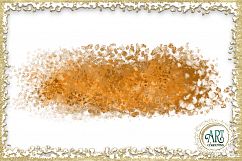 Apricot Peach Glitter Brush Strokes 24 PNG clipart Splashes  Product Image 16