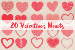 20 Valentine&#039;s Hearts Product Image 1