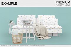 Sofa &amp; Pillow Mockup Product Image 7