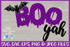 Halloween Boo Yah SVG Cutting File for Cricut &amp; Silhouette Product Image 3