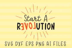 Revolution SVG Quote Product Image 1