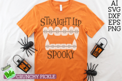 Straight Up Spooky Vampire Braces SVG Product Image 1
