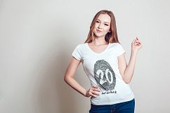 20 Top Girls T-Shirt Mock-Up Product Image 7