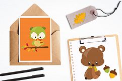 Fall Animals graphics and illustrations Product Image 4