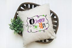 October 31st SVG Cut File - Halloween SVG DXF EPS PNG Product Image 6