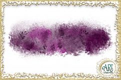 Brush Strokes in Purple Glitter - Digital Clipart 24 of beautiful PNG files Product Image 11